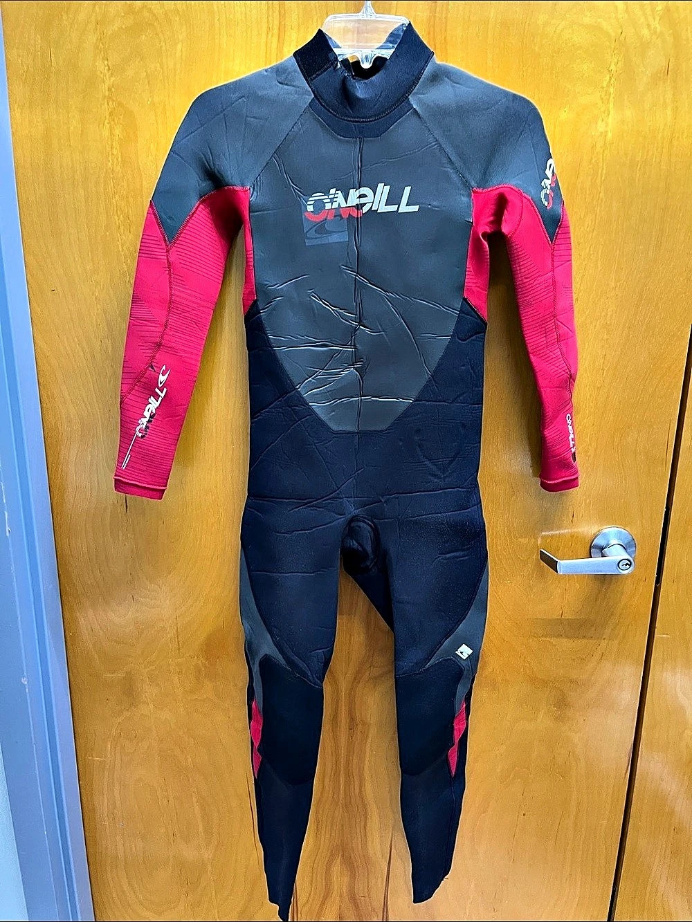 O'Neill Reactor II Men's Black & Pink Wetsuit Size 14